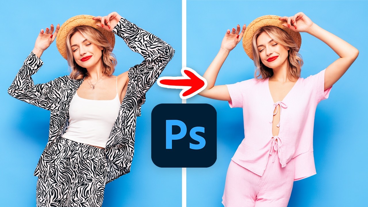 Как легко менять одежду в Photoshop (замена нарядов)