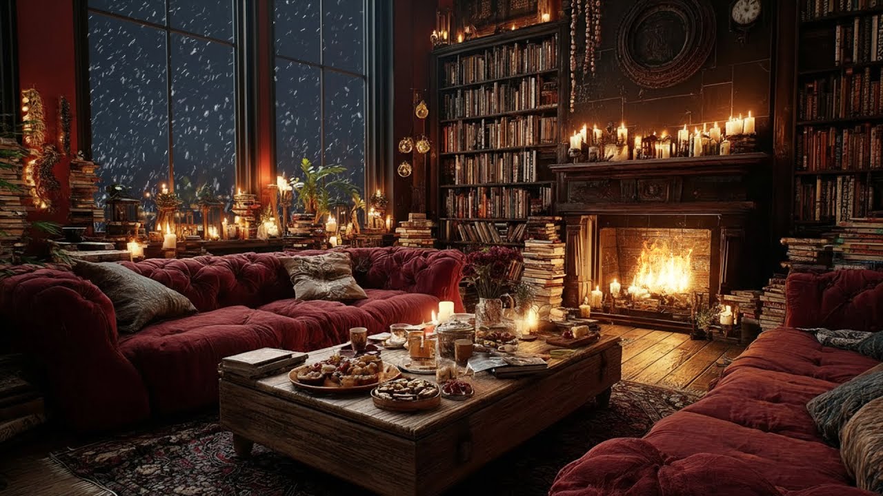Gentle Slow Piano Breathing through Winter Glow ❄️ A Still Focus Atmosphere
