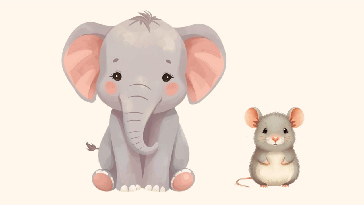 Big and Small Animals | Gentle Learning for Toddlers