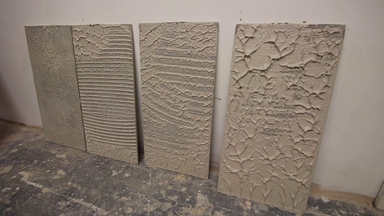Are you using the correct trowel?  Wall and floor tiling