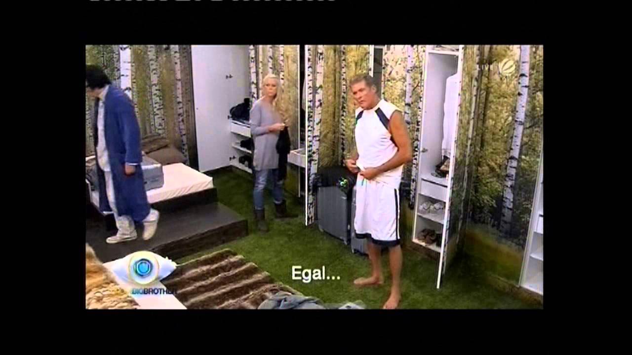 David Hasselhoff & Martin Semmelrogge (German vs Englisch :) @Promi Big Brother 2013