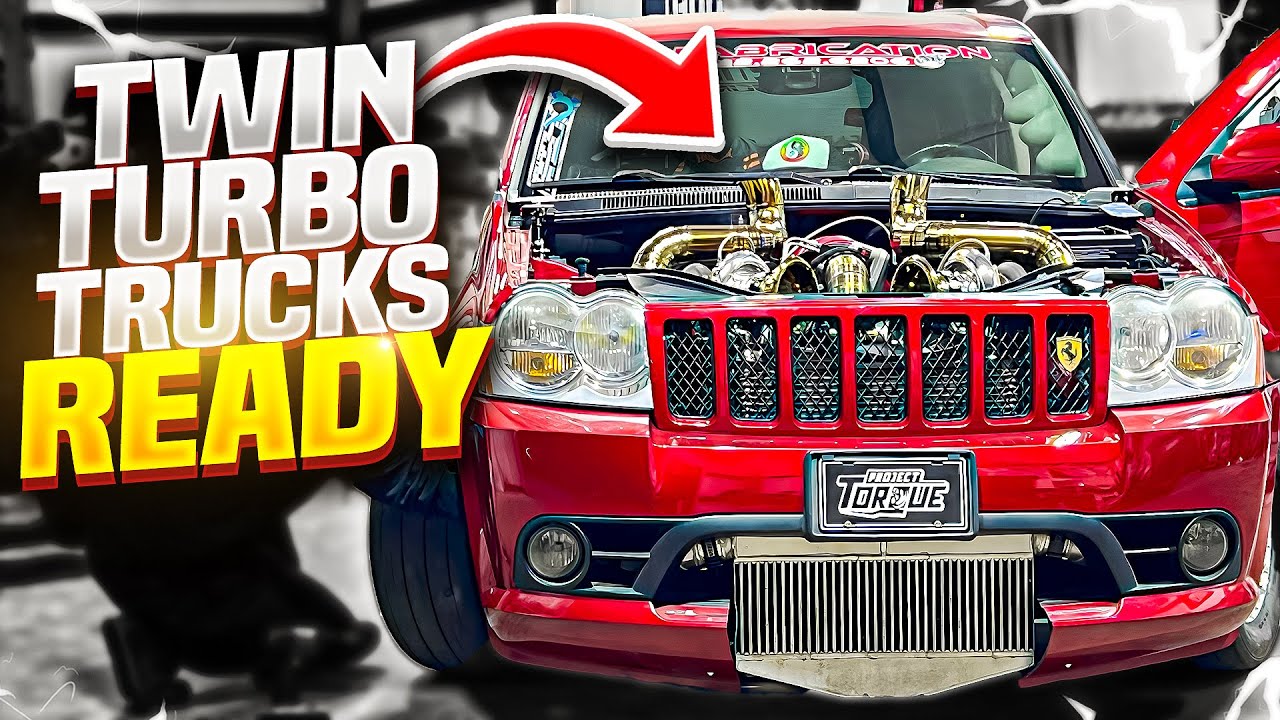 Twin Turbo Jeep And Single Turbo Silverado Finishing The Final Touches 🚀