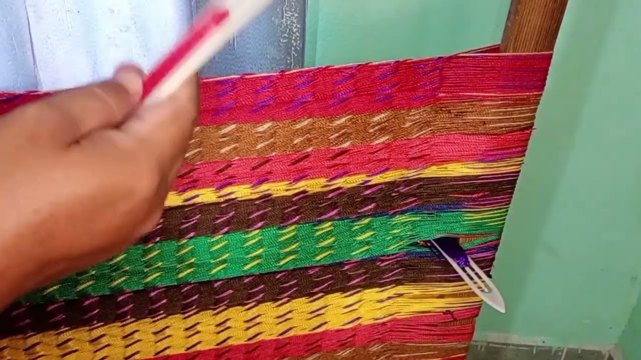 Hamaca con tejido de pimienta #diy #hechoamano 