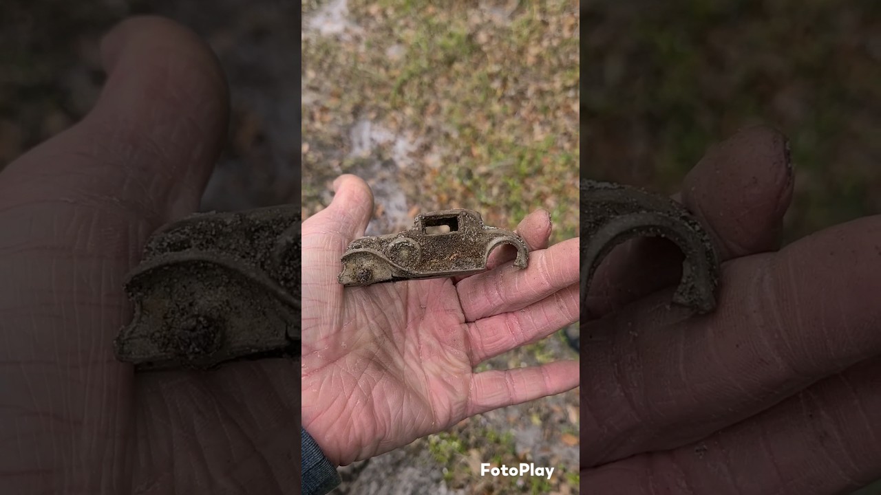 Cool, Old Toy Car!! #manticore #metaldetecting #savinghistory #toys #shortsviral