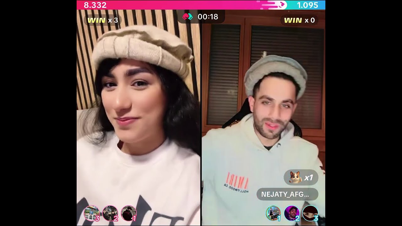لایف نجاتی با #هانیه_مزاری, بیگ من و آرین #افغانستان #تیک_تاک #live #افغانی #funny #live 