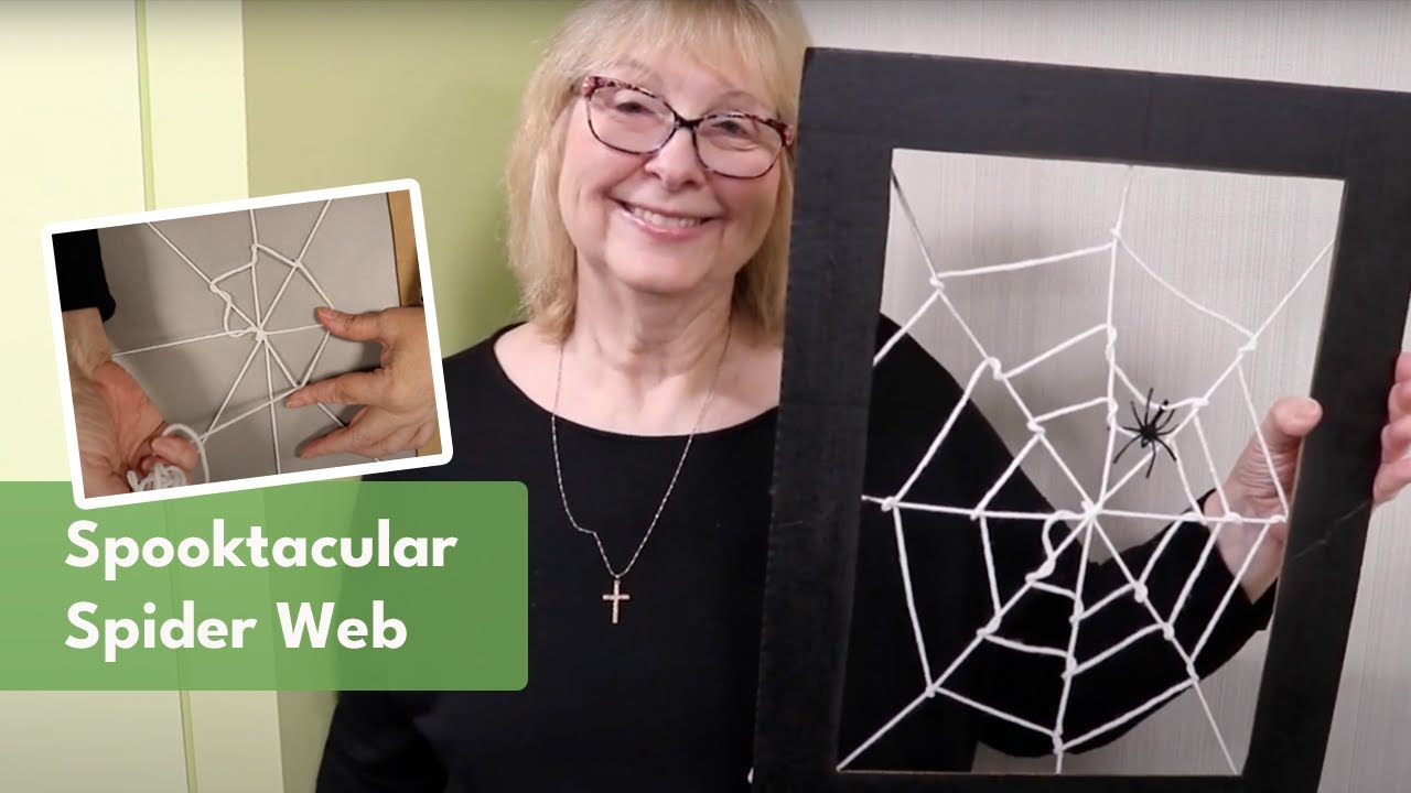 Spooktacular Spider Web | Arts & Crafts for Kids