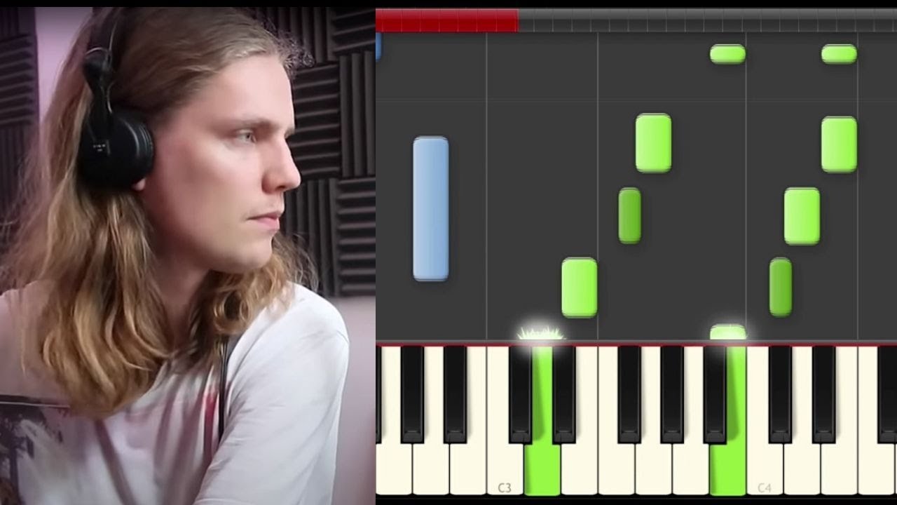 Daði Freyr Think About Things  Piano Cover Midi tutorial Sheet app  Karaoke