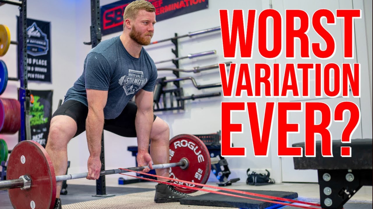 Worst Variation Ever? - Forward Banded Deadlifts