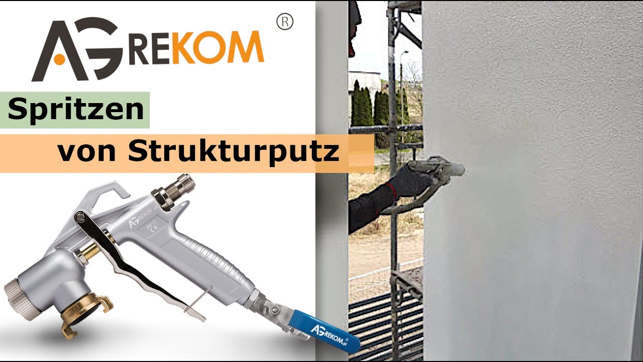 SPRÜHGERÄT FÜR VERPUTZARBEITEN - Strukturputz, Reibeputz Verputzarbeiten.