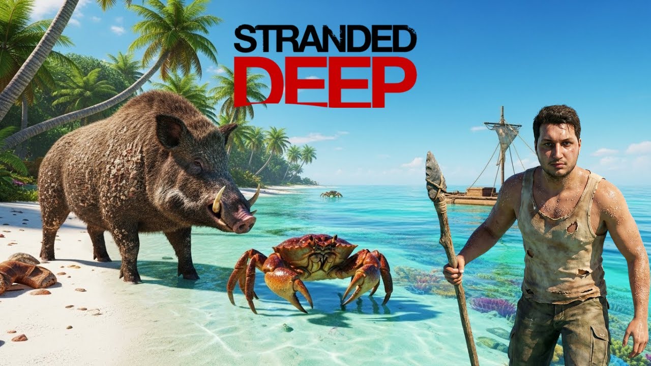 KÖPEKBALIKLARI RAHAT BIRAKMADI! | STRANDED DEEP | ‪ @Areswenn  | BÖLÜM 3