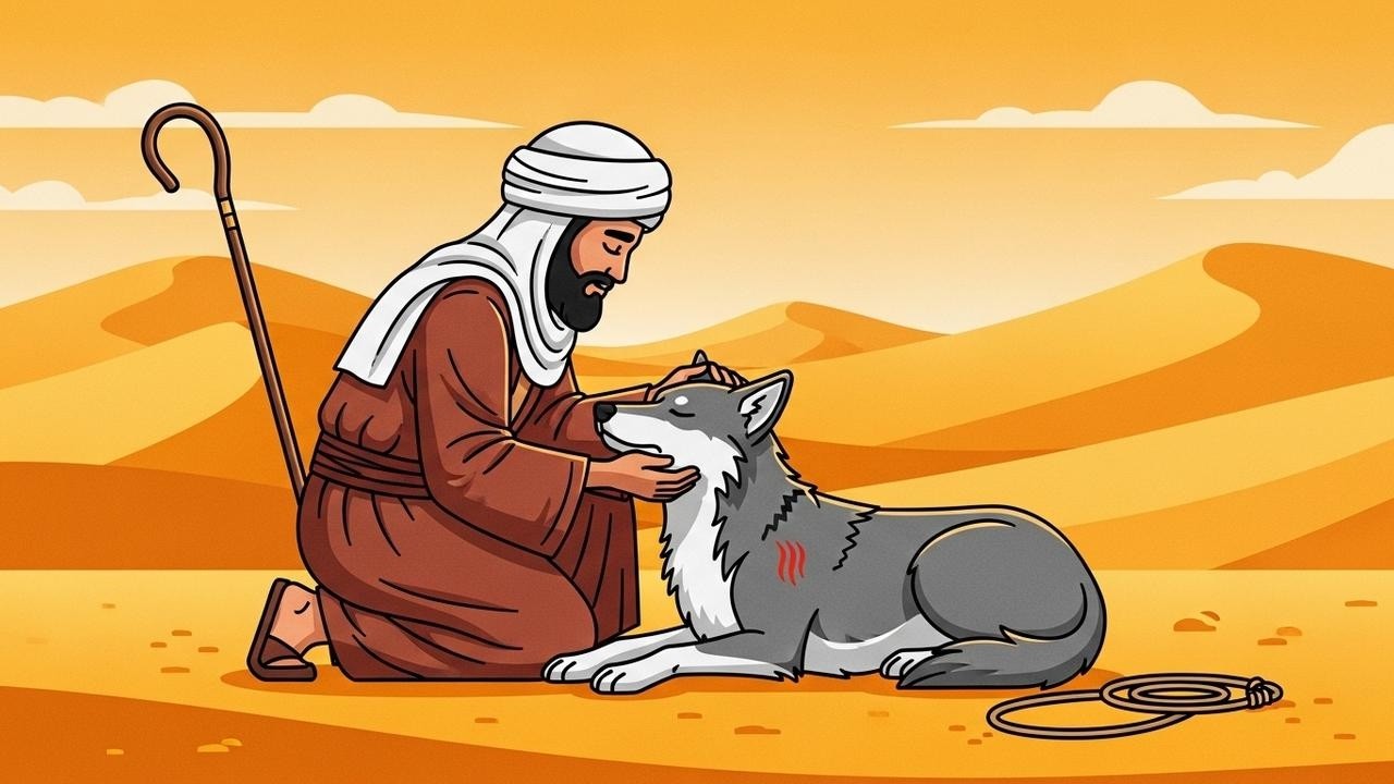 قصة الراعي الفقير الذي أنقذ ذئبًا جريحًا فحدثت معجزة غيرت حياته | قصة عربية ستغير حياتك