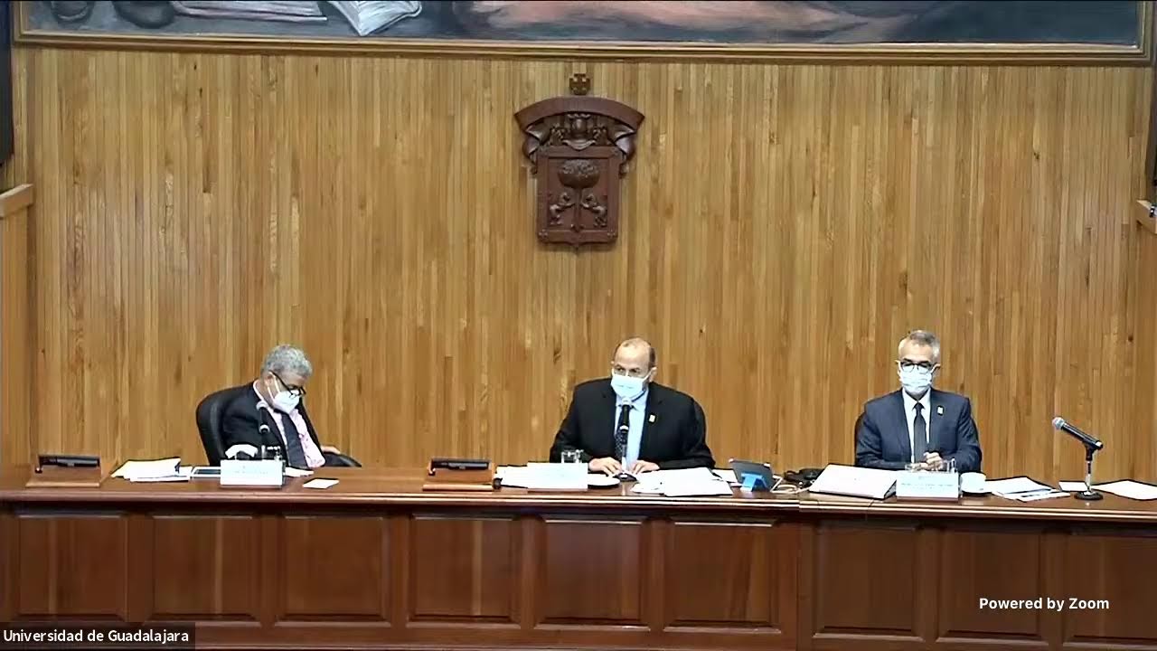 Sesión Extraordinaria del Consejo General Universitario de la UdeG del 8 de septiembre.