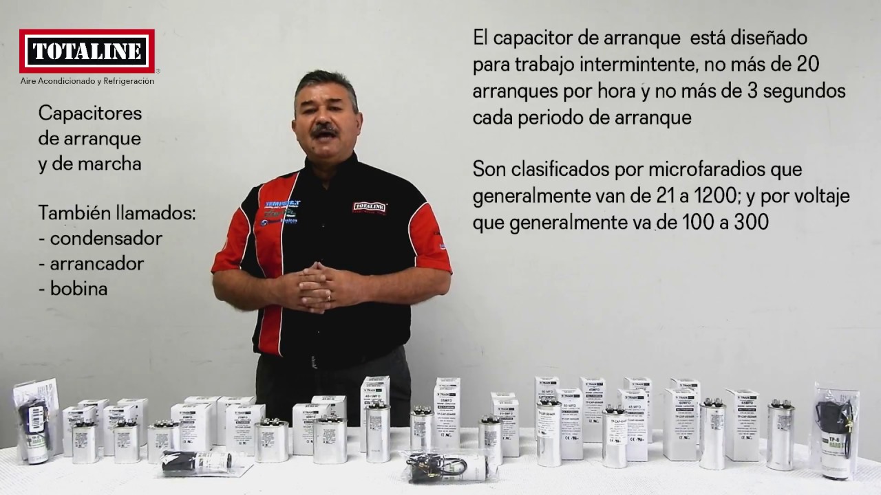 Totaline: Capacitores de arranque y de marcha