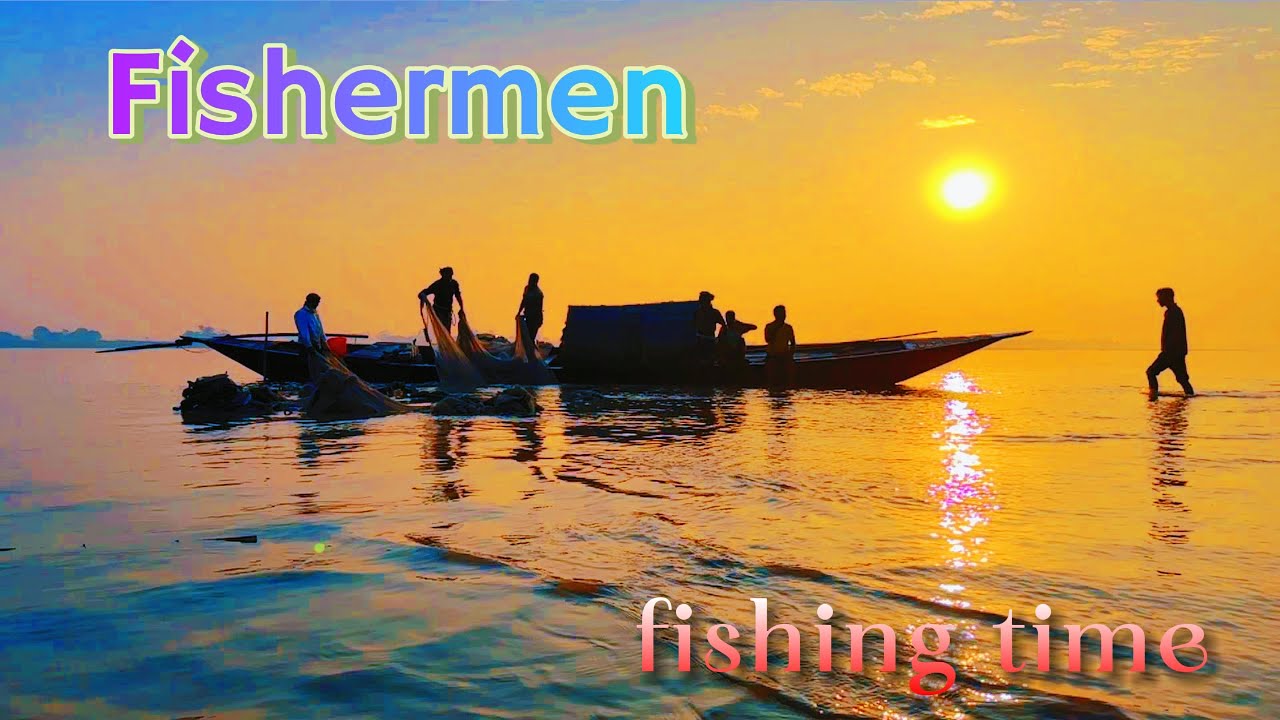 Jamuna River Fishing at Sunrise | Real Life of Bangladeshi Fishermen | Drone + Boat Footage”