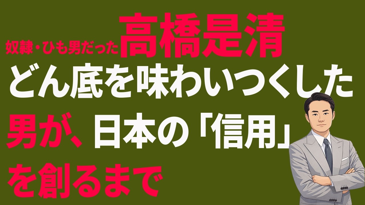 【高橋是清】どん底を味わい尽くした男が、日本の「信用」を創るまで