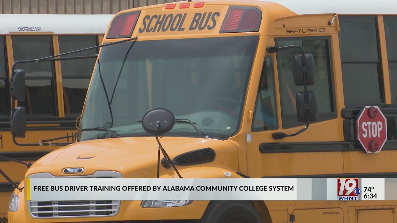 Free Training Course Aims to Help Alabama School Bus Driver Shortage | Aug 28, 2023 | News 19 at 6:3