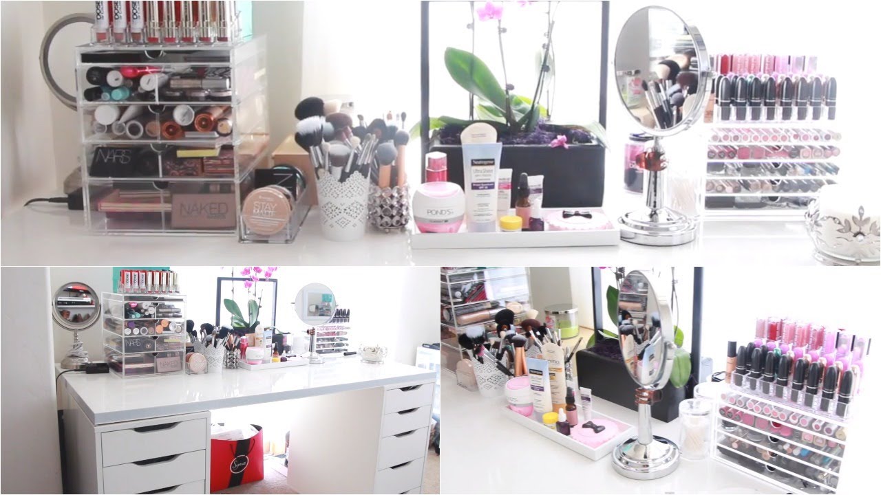 Vanity Tour & Makeup Collection