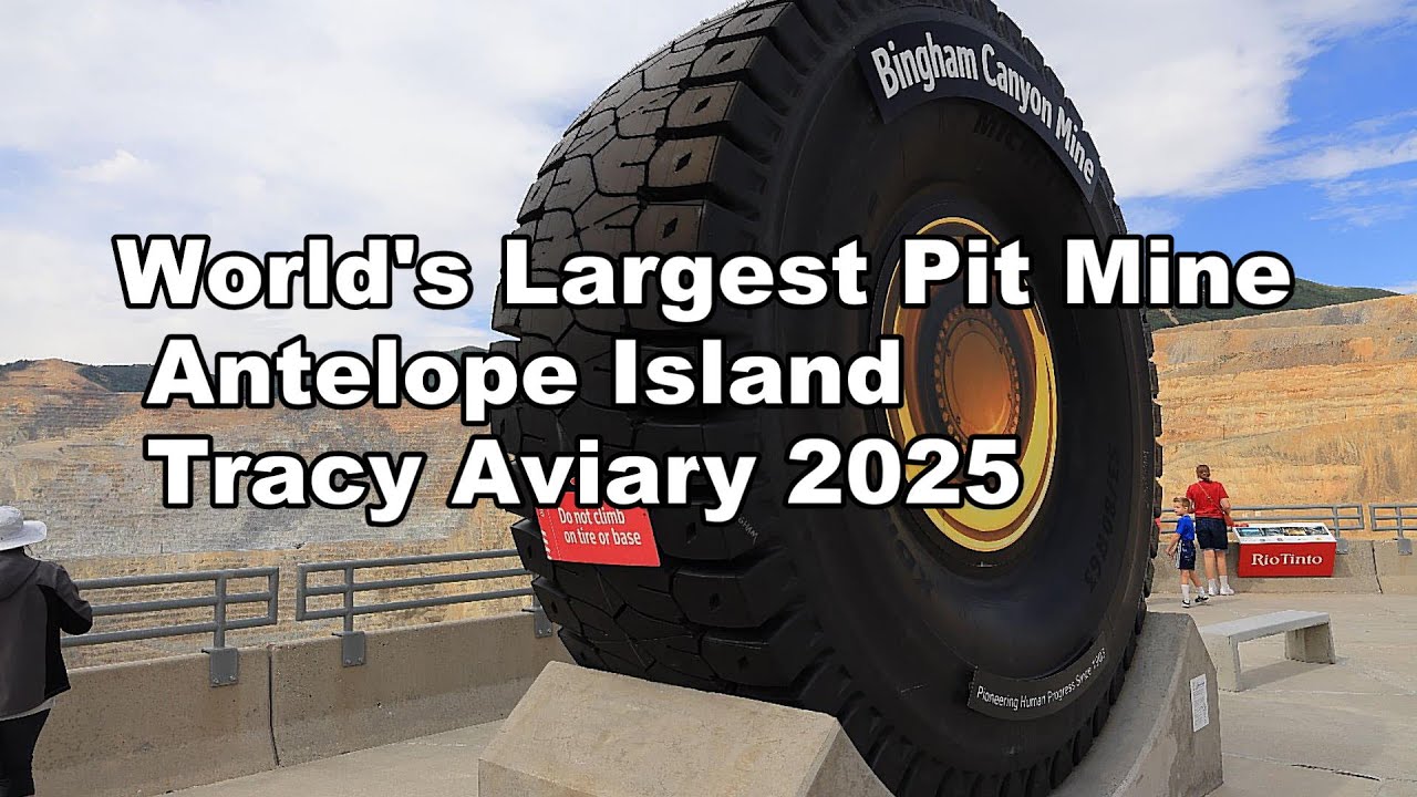 World's Largest Open Pit Mine, Antelope Island, Utah 2025