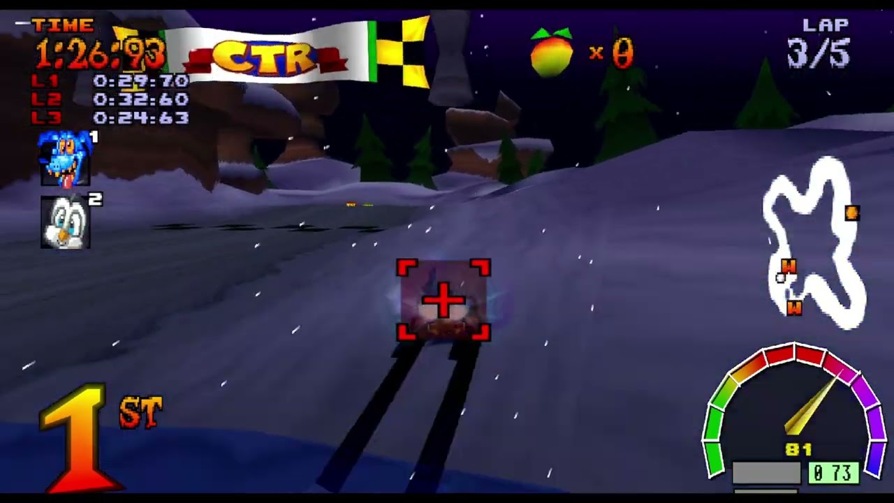 CTR UNLIMITED - BOSS RACE (BLIZZARD BUFF) #crashteamracing #retrogaming #gaming #racing