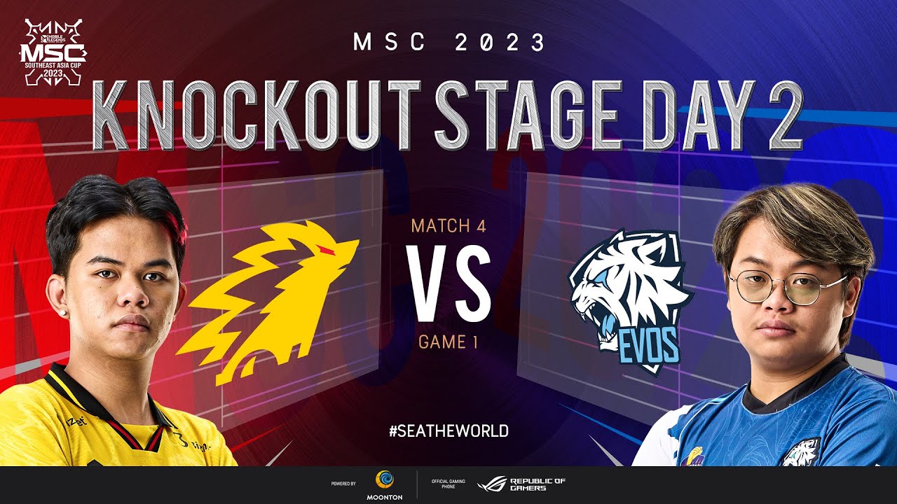 [EN] MSC Knockout Stage Day 2 | ONIC VS EVOS LEGENDS | Game 1