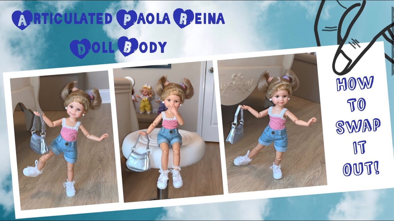 Paola Reina Articulated Doll Body! Let’s Switch Out This Body!