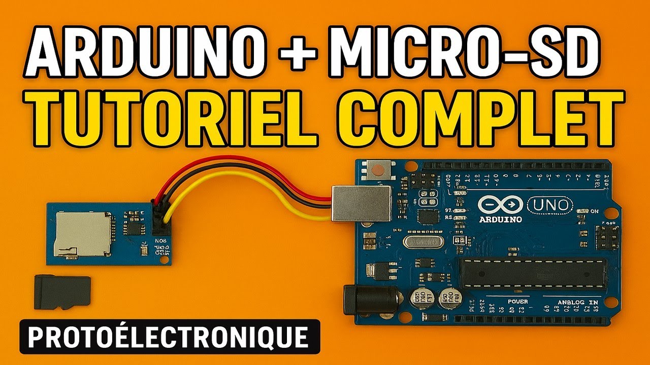 Arduino + Micro‑SD : Tutoriel Complet pour Enregistrer des Données (Montage, Code, Démonstration)