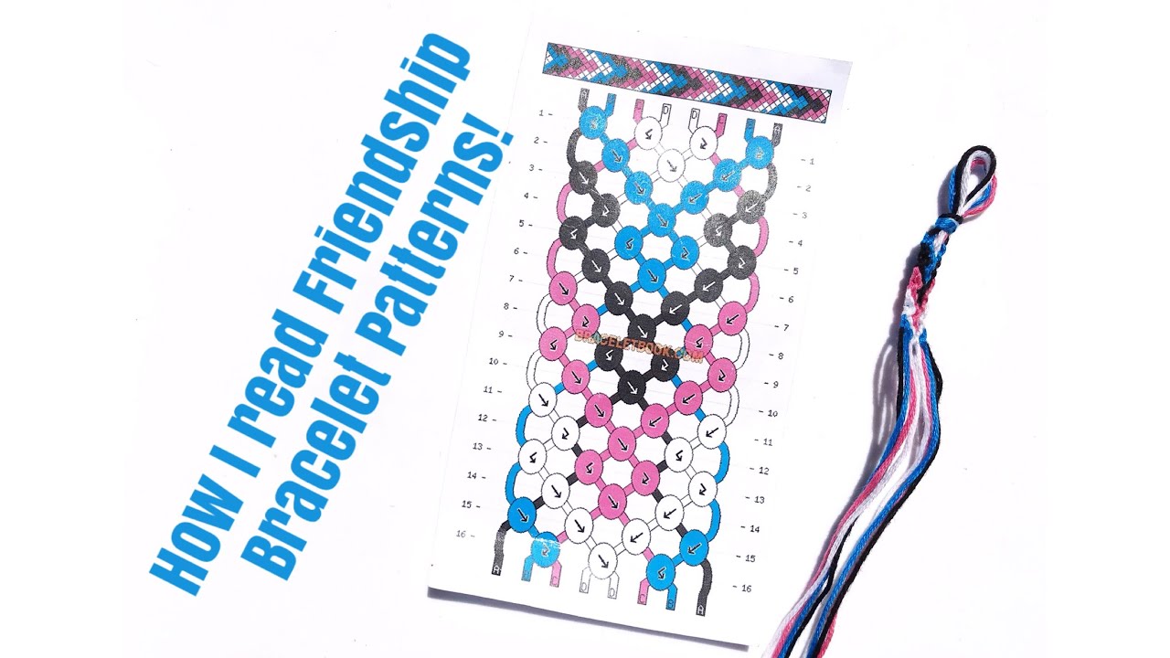 How I read Friendship Bracelet Patterns!