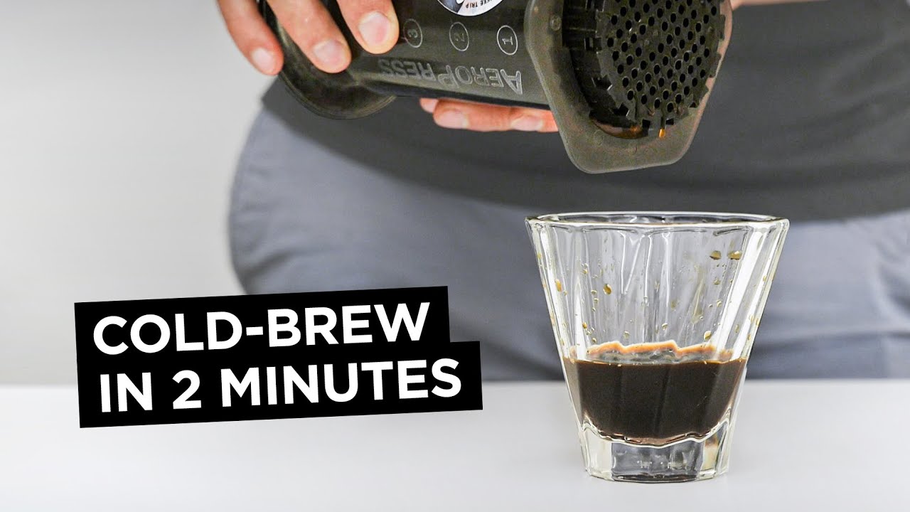 Как сделать Колд Брю в AeroPress за 2 минуты