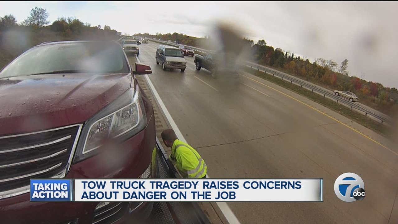 Tow truck drivers honor man killed in accident
