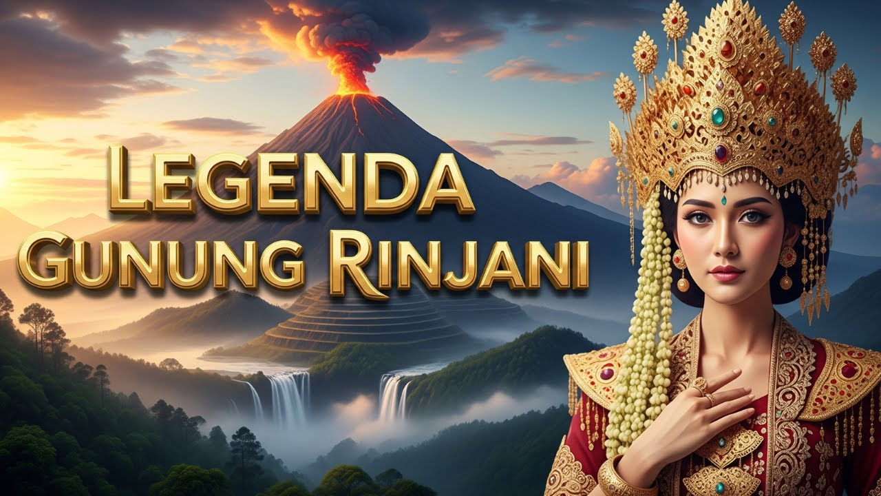 LEGENDA GUNUNG RINJANI | KISAH MISTIS DEWI ANJANI, BATU LOMBANG & ULAR RAKSASA | CERITA RAKYAT NTB