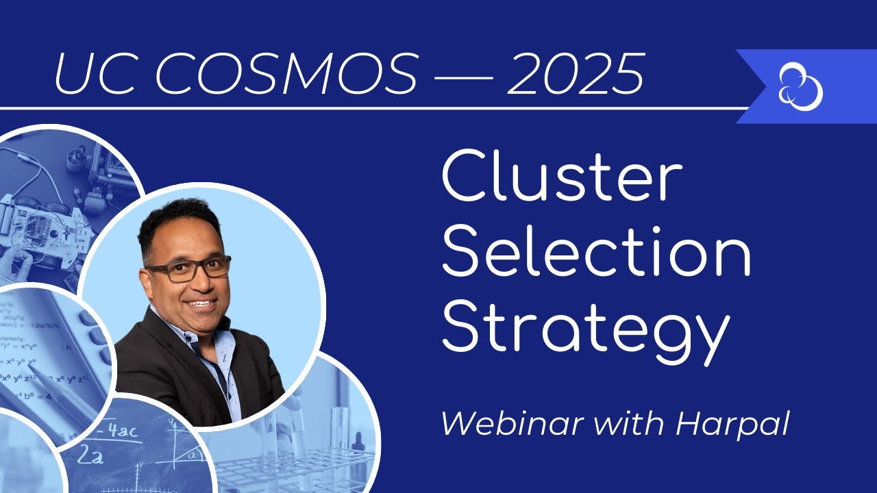 Cluster Selection Strategy | UC COSMOS 2025