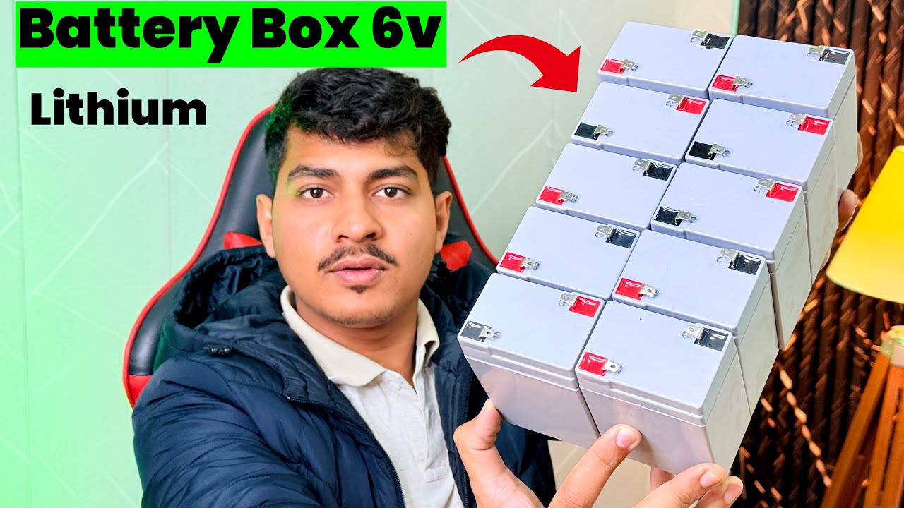 6V Lithium box ready 😍 | Full Lithium convert @Electronicsproject99 