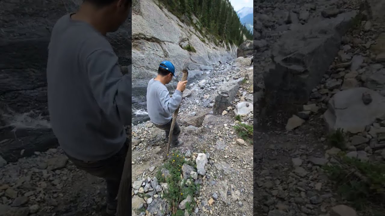 Nordegg, Alberta, Hiking up Pesket (Box) Canyon. 4K Part 1