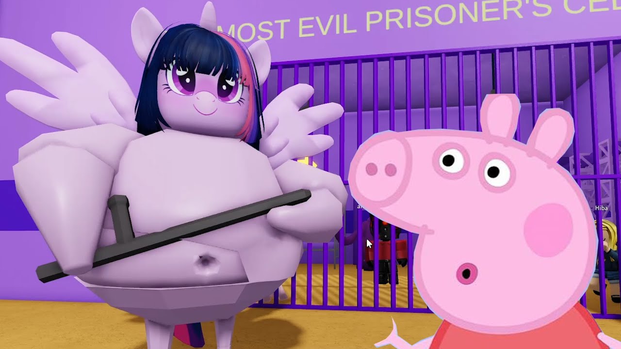 Pepa Prase - MOJ MALI PONI ME ZATVORIO U ĆELIJU ZATVORA - Pepa Prase na srpskom ROBLOX