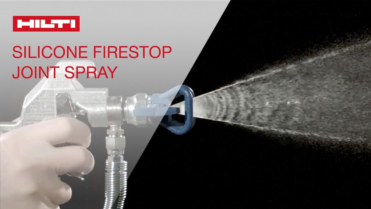 COMPARISON of Hilti Silicone Firestop Joint Spray vs competitive sprays