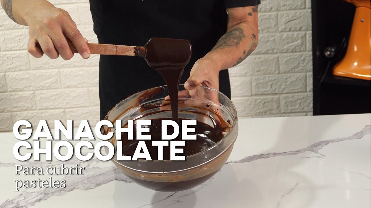 GANACHE PERFECTA PARA CUBRIR TORTAS 🤩