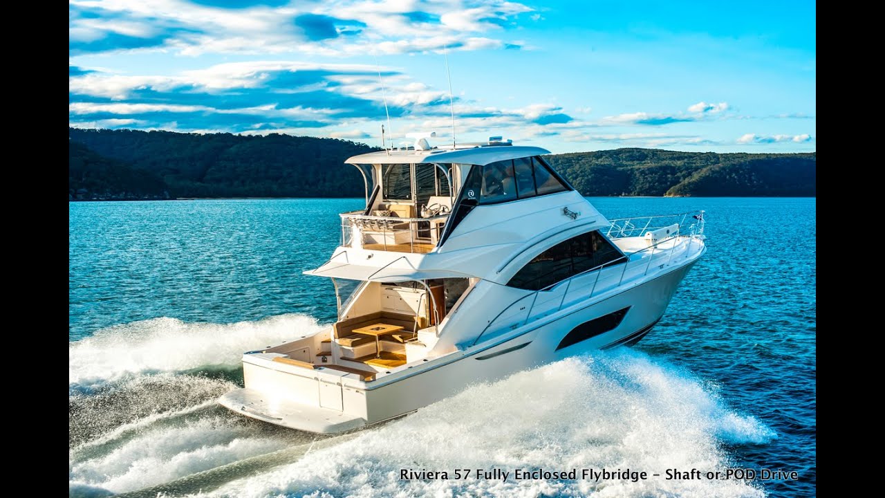 Riviera 57 Enclosed Flybridge R Marine Jones