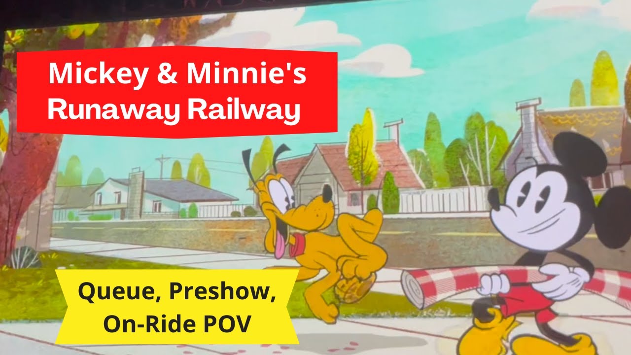 Mickey & Minnie's Runaway Railway | Full Experience | Disney's Hollywood Studios