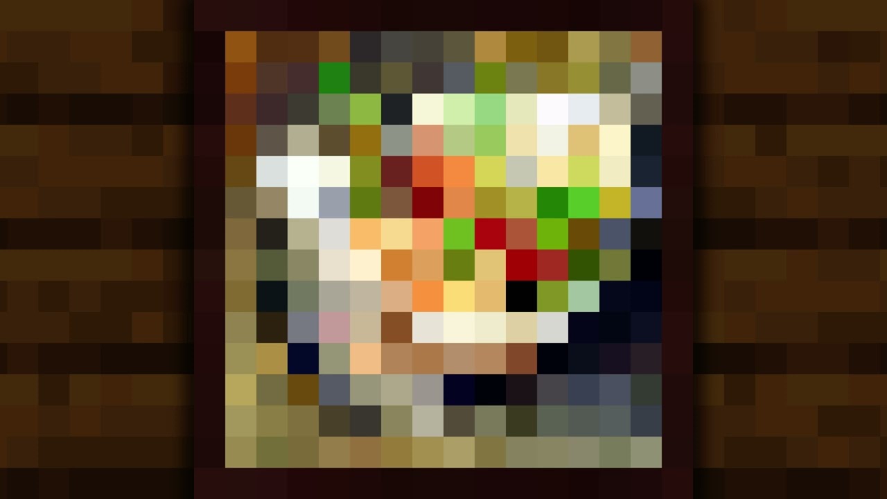 Minecraft Kebab Painting | 4K Frame TV Art Relaxing Screensaver