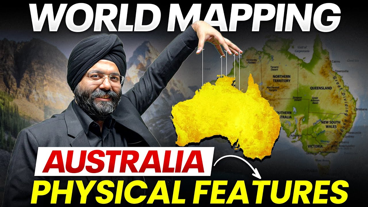 Complete Autralia Mapping - Physical Features | Seas, Mountains, Rivers, Lakes, Minerals | OnlyIAS
