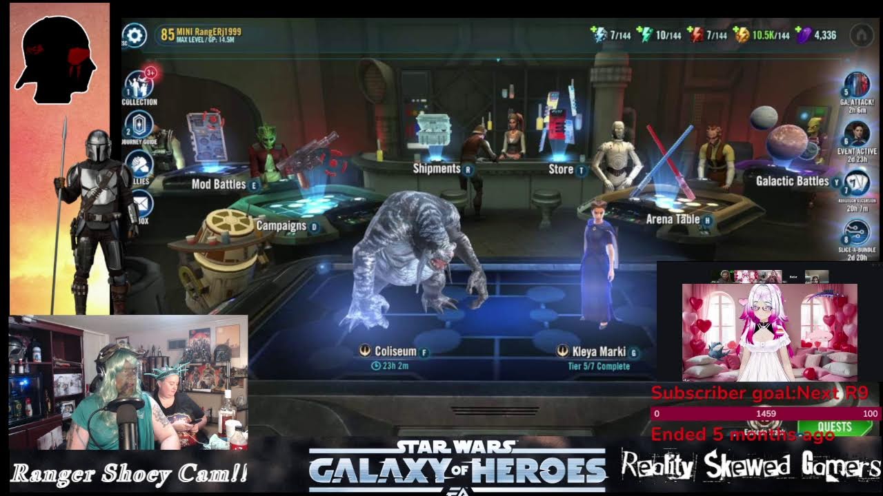Star Wars Galaxy of Heroes Jedi Academy Episode 396 :SWGOH Q & A and GAC!