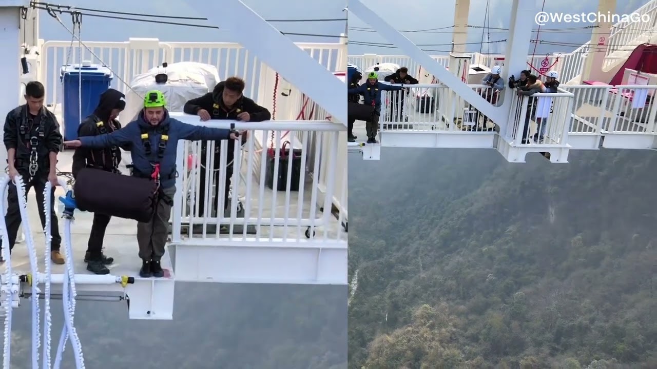 Zhangjiajie Grand Canyon Bungee Jumping
