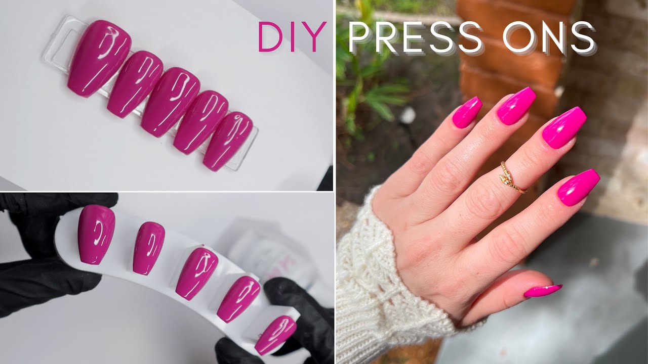 How To Make Gel Press On Nails | DIY Press On Nails