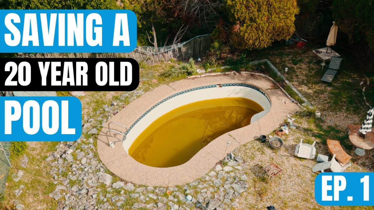 Can We Save This 20 Year Old Pool? | POOL RENOVATION Ep. 1
