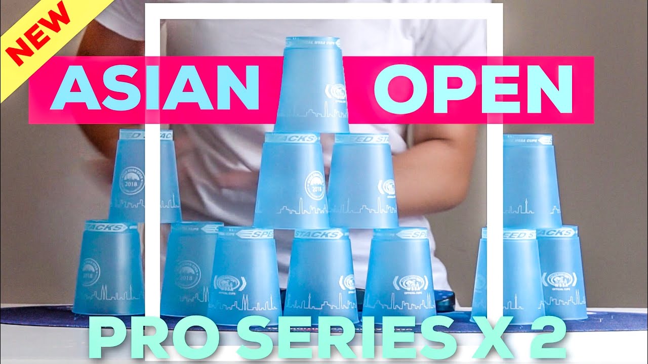 NEW PRO SERIES 2X : Asian Open 2018 Commemorative Cups