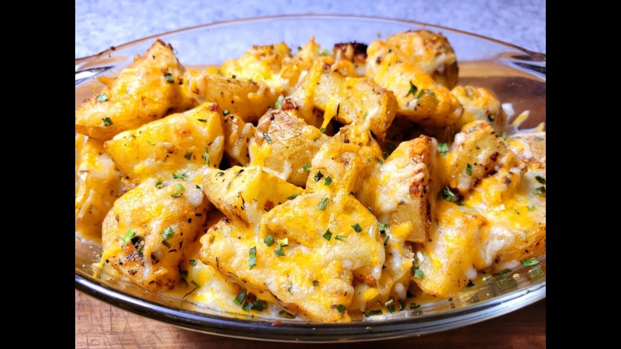 CHEESY ROASTED POTATOES