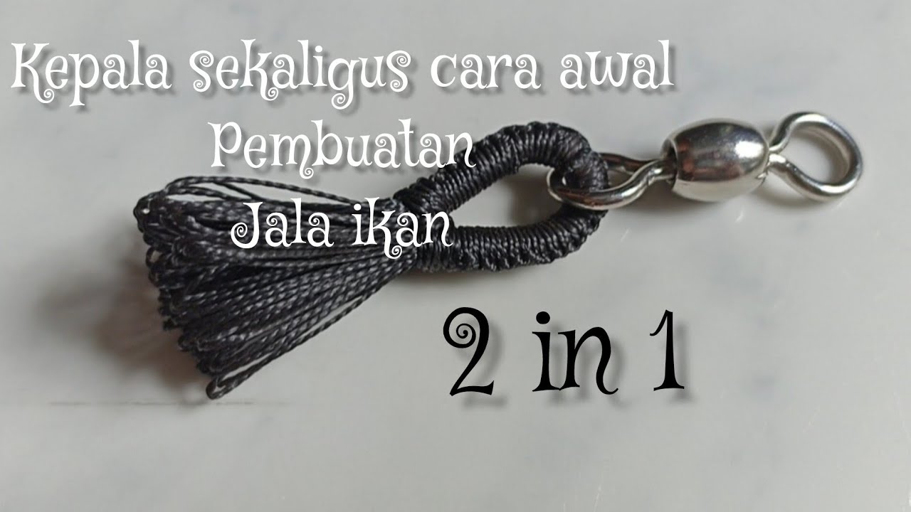 CARA MEMBUAT KEPALA JALA || cara pembuatan awalan jala ikan | nett fishing | fishing