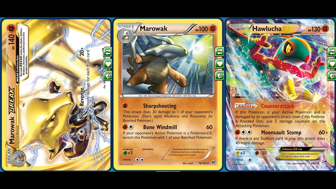 Powerful Marowak Break Deck Sacrificing Hawluchas For Insane Damage