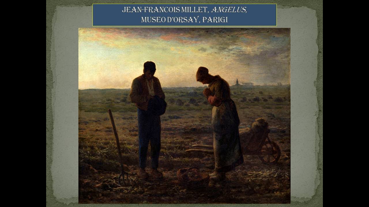 Millet  - Angelus. Commento iconografico spirituale a cura di Alessio Fucile