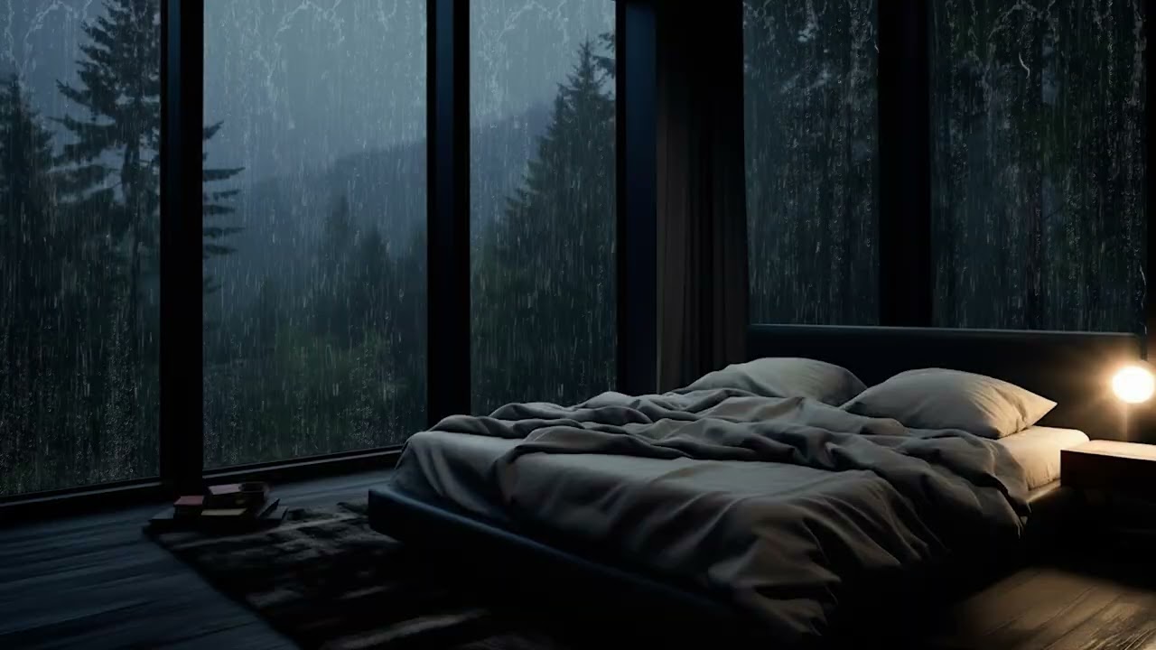 🌧️ Gentle Rain & Soft Piano for Deep Sleep  Fall Asleep Fast & Stay Asleep All Night
